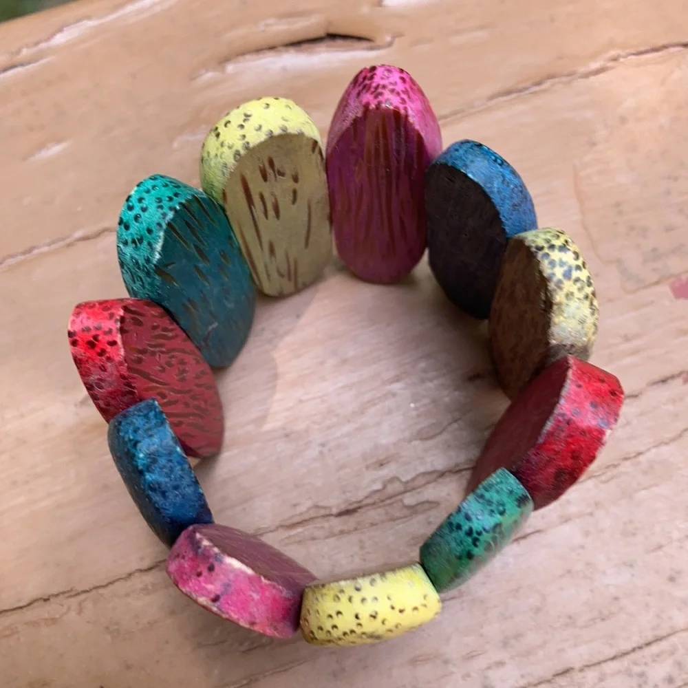 Wooden colored bracelet